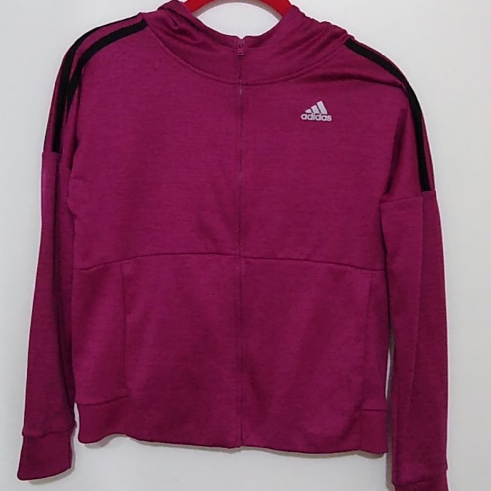 Girl's Adidas XL Maroon Hoodie